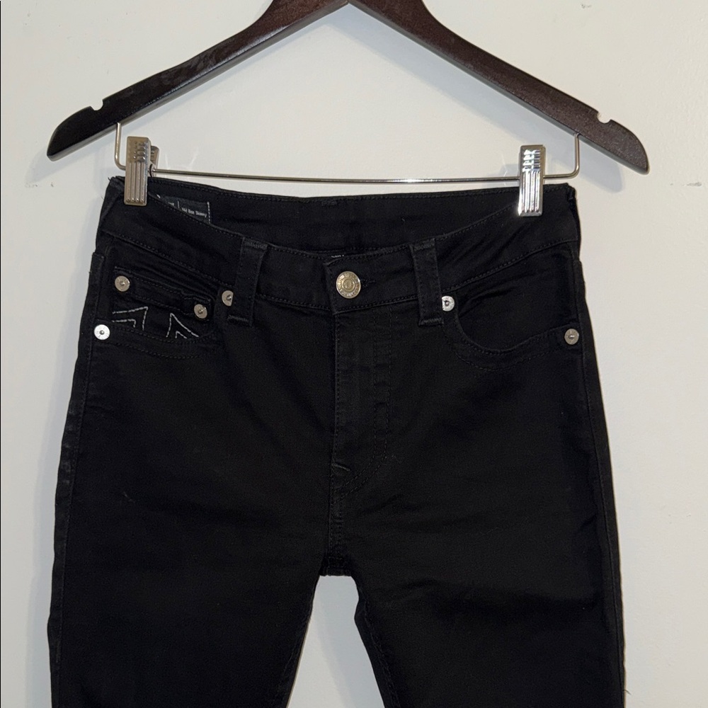 True Religion Jennie Curvy Women's Black Skinny Jeans